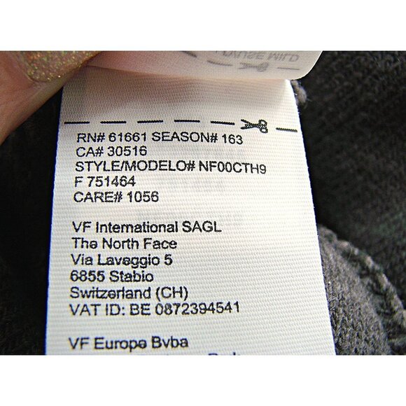 The North Face Unisex Adults Gray And Pastel Geo Print Ski Tuke V Beanie Hat OS - Picture 10 of 11